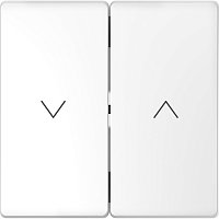 Лицевая панель Schneider Electric Merten D-Life для 2-кл. выключателя жалюзи белый лотос